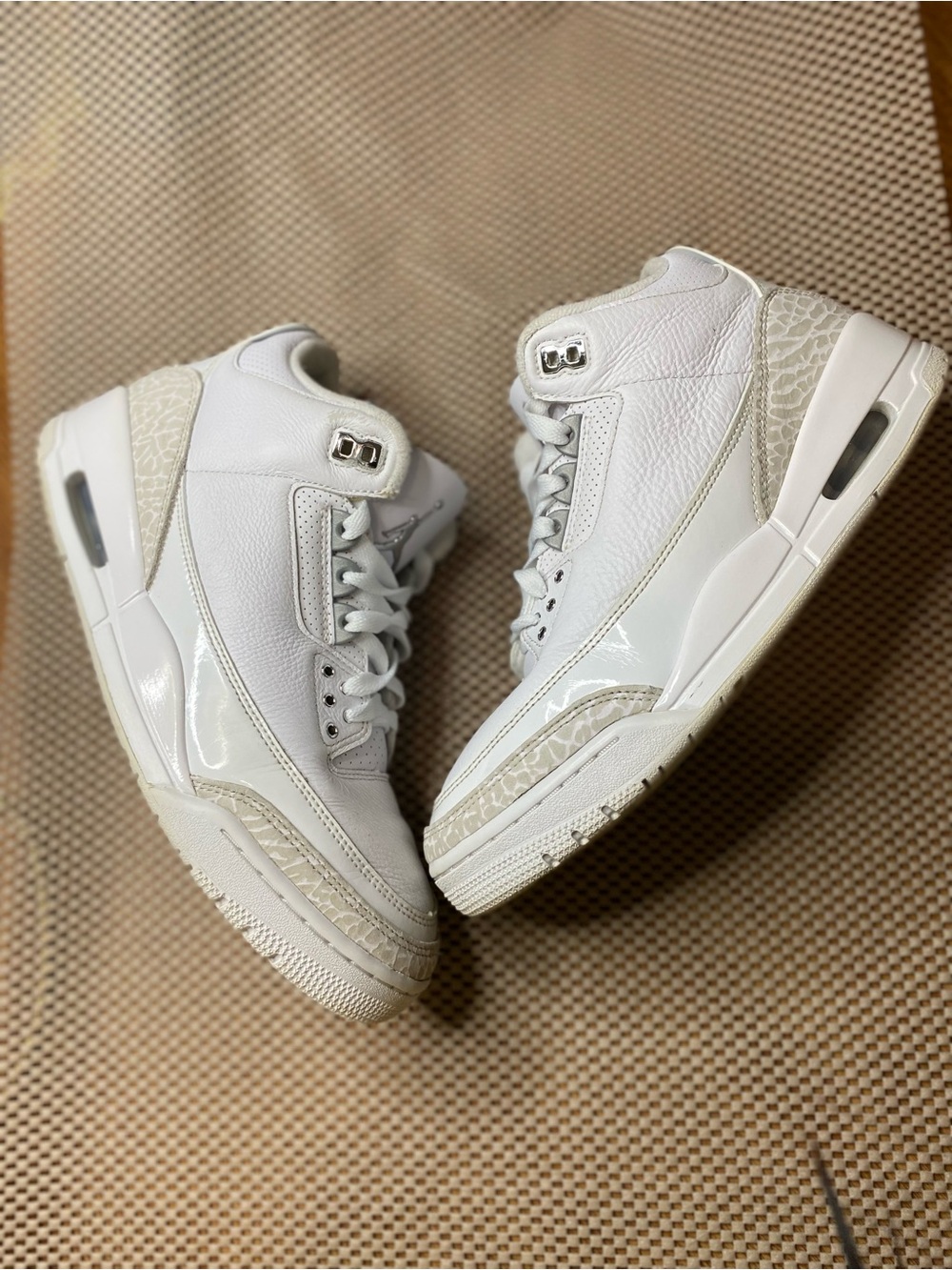 Jordan Women's White/Light Gray High-Top Sneakers